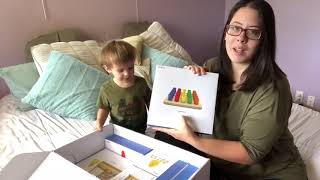 Montessori Toys Unboxing Montikids Subscription Box Level 8 [upl. by Korten]