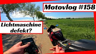 Motovlog 158  Lichtmaschine defekt 🤔 [upl. by Darbie]