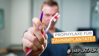 Prophylaxe für Zahnimplantate  Mit diesen Tipps halten Implantate ein Leben lang [upl. by Neiht243]