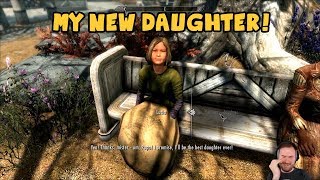 My New Daughter  Skyrim Highlights  7 [upl. by Aicile191]