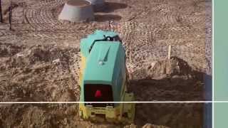 Rammax 1575 Trench Roller en [upl. by Eluk]