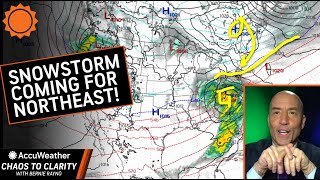 MidAtlantic  Northeast Snowstorm Coming  AccuWeather [upl. by Eibrad]