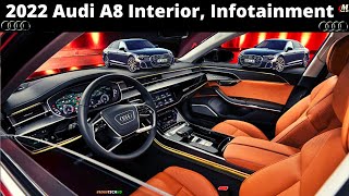 2022 Audi A8 Interior  Infotainment System Features amp Specs [upl. by Cob]