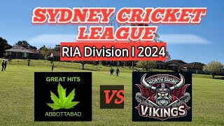 SYDNEY CRICKET LEAGUE RIA MONEY TRANSFER DIV I 2024 GRAND FINAL GHA VS NSV 31ST AUG 2024 [upl. by Humfried]