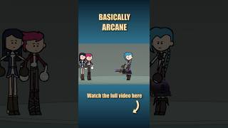 Arcane Jinx lights up flare for Vi arcane arcaneseason2 jinx recap cartoon memes [upl. by Hasseman592]