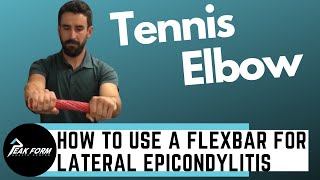 How to Perform Flexbar Exercises for Tennis Elbow San Diego Chiropractic [upl. by Hsirehc448]