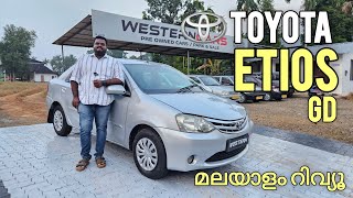 Toyota Etios GD  Diesel Engine  Used Car Review Malayalam  Deepak Western [upl. by Whiney]