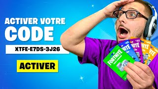 COMMENT UTILISER VOS CARTES VBUCKS sur FORTNITE [upl. by Kwapong]