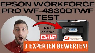 Epson WorkForce Pro WF4830DTWF Test Erfahrungen Review  Beste PL unter 200 Euro [upl. by Aitselec]