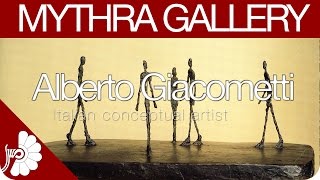 Alberto Giacometti  Swiss sculptor painter draughtsman and printmaker [upl. by Ahsii397]