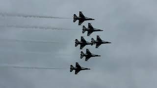 AeroGatineau 2024 US Air Force Thunderbirds performance [upl. by Lupita83]