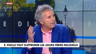 É PIOLLE VEUT SUPPRIMER LES JOURS FÉRIÉS RELIGIEUX [upl. by Atinet]