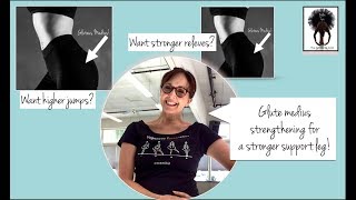 Help with your standing leg strength in ballet class Glute medius with PT [upl. by Maroj]