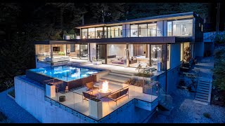 Touring a MEGA Mansion with Insane Views in Canada  House Tour [upl. by Mcnelly]