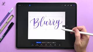 Procreate Lettering for Beginners  Digital Calligraphy Tips [upl. by Katherine]