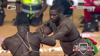 Eumeu Sène vs Tapha Tine  Intégralité du combat avec une grosse bagarre [upl. by Gluck]