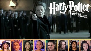 MASHUP REACTION to MINERVA MCGONAGALL VS SNAPE  Harry Potter and the Deathly Hallows Pt 2 2011 [upl. by Llertnahs]