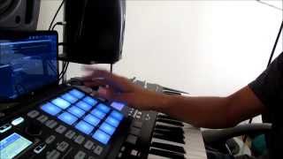 Making a JColeBig KRIT Type Beat With Native Instruments Maschine [upl. by Pardew450]