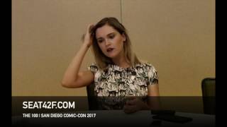 Eliza Taylor THE 100 Interview Comic Con [upl. by Urita]