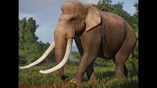 Palaeoloxodon Namadicus Straight Tusked Elephant Sounds JW [upl. by Huoh]