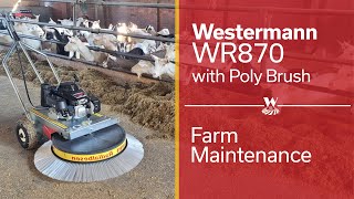 Farm maintenance with Westermann WR870 [upl. by Okiram]