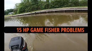 1989 15hp gamefisher problems [upl. by Laehctim229]