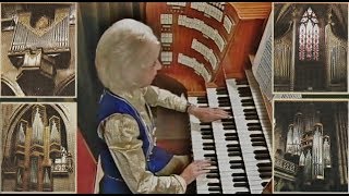 J Clarke  TRUMPET VOLUNTARY  Diane Bish at Freiburg Cathedral Germany [upl. by Maxi]