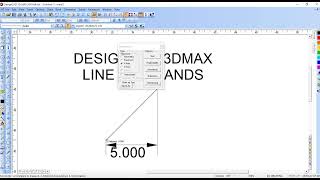 DESIGNCAD 3DMAX 2D Tutorial1 [upl. by Lusty]