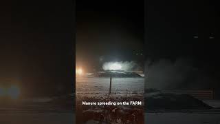 farming ranching alberta spreading manure on the farm [upl. by Reiss813]