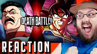 OmniMan VS Bardock Invincible VS Dragon Ball Z  DEATH BATTLE REACTION [upl. by Ezechiel700]