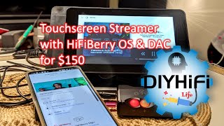 Touchscreen Streamer with HiFiBerry OS amp DAC for 150 [upl. by Ixel]