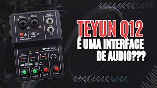 TEYUN Q12 É OU NÃO UMA INTERFACE DE ÁUDIO [upl. by Elicec305]