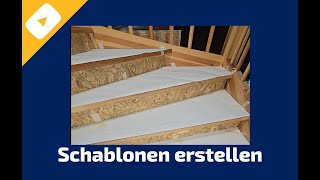 Schablonen für Treppen erstellen Treppe99 [upl. by Keyek]