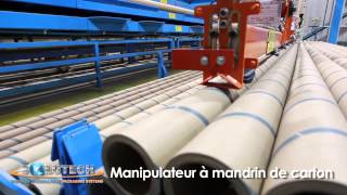 Solutech packaging systems automated core handling systems [upl. by Arema]