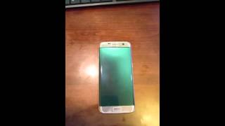 Samsung Galaxy S7 Display Problem Green screen [upl. by Ardnohs]