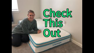 Linenspa 10 Inch Memory Foam and Spring Mattress Review [upl. by Siravart]