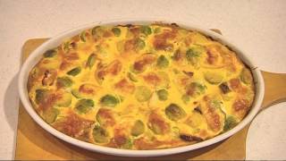 Rosenkohlgratin mit und ohne Fleisch  Ninas Kochlust [upl. by Tranquada]