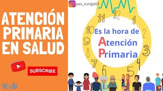 EnfermeríaAtención Primaria de la Salud APS [upl. by Ebonee]