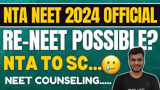 😡NEET 2024 LATEST NEWS TODAY • NTA LATEST NEWS ON NEET PAPER LEAK • NEET COUNSELLING OFFICIAL UPDATE [upl. by Spark]