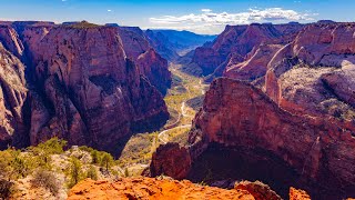 Zion National Park in Autumn  Stunning 4K Nature Film Experience [upl. by Ylremik4]