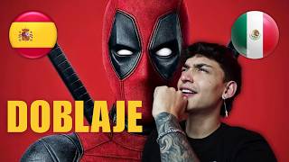 REACCIÓN a DOBLAJE LATINO 🇲🇽 vs ESPAÑOL 🇪🇸 DEADPOOL 😱 WTF [upl. by Boucher]