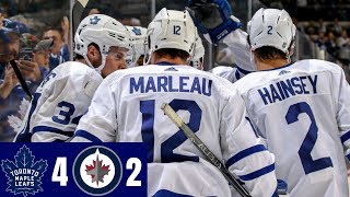 Toronto Maple Leafs vs Winnipeg Jets FULL GAME October 24th 2018  PlayByPlay [upl. by Tsuda851]