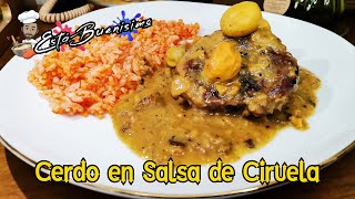 🔴CERDO EN SALSA DE CIRUELA 🐷  Chile de Ciruela de Iguala Guerrero México [upl. by Sivrep]