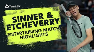 Jannik Sinner Battles Tomas Martin Etcheverry  Shanghai 2024 Highlights [upl. by Sulamith]