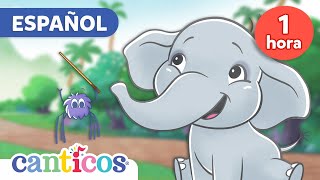 1 hour of songs in Spanish  Spanish Song for Kids  Cartoons for babies and kids in Spanish [upl. by Paryavi]