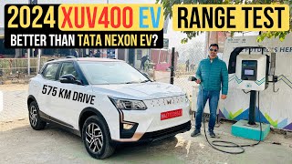 2024 Mahindra XUV400 RANGE Test  Rs 1KM Running Cost 🔥 [upl. by Ellerehc]