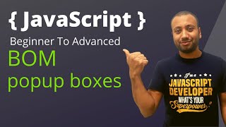 javascript bangla tutorial 57  Browser Object Model  Popup boxes [upl. by Lissy526]