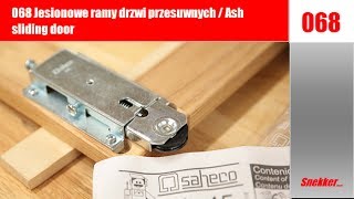 068 Jesionowe ramy drzwi przesuwnych  Ash sliding door frame [upl. by Ellehsem]