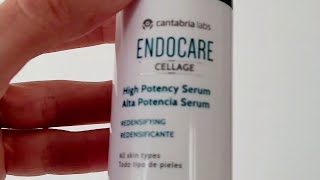 ENDOCARE CELLAGE Alta potencia Serum Reparador antiedad de alta potencia antiarrugas [upl. by Aretta]