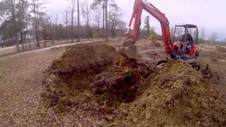 Digging out a Pine Stump [upl. by Vassily]